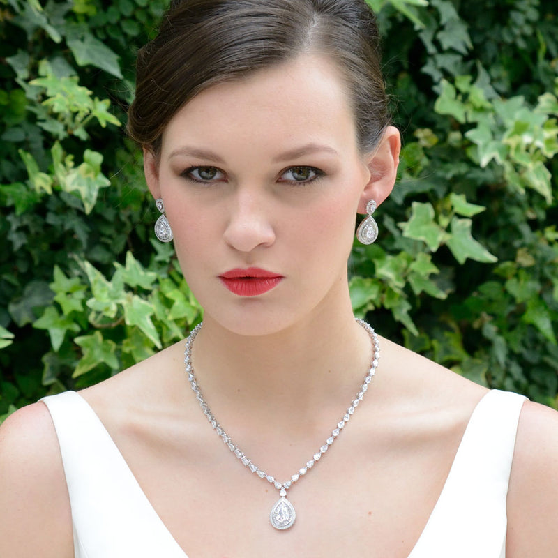 Santa Monica teardrop pendant necklace - Liberty in Love