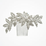 Saskia crystal embellished floral comb - Liberty in Love