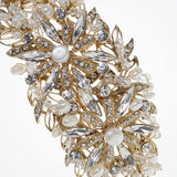 Savannah duo of golden blossoms headpiece - Liberty in Love