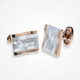 Savoy rose gold mother of pearl cufflinks - Liberty in Love