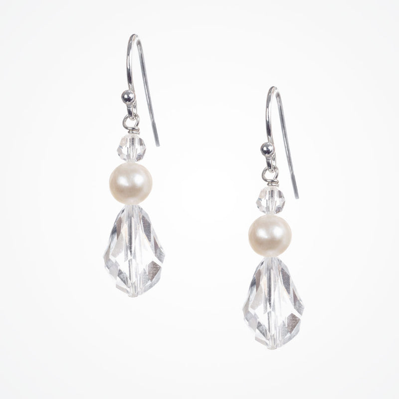 Scarlett crystal and pearl earrings - Liberty in Love