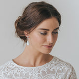 Scintillare CZ teardrop earrings (silver) - Liberty in Love