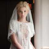 Sea princess lace motifs veil - Liberty in Love