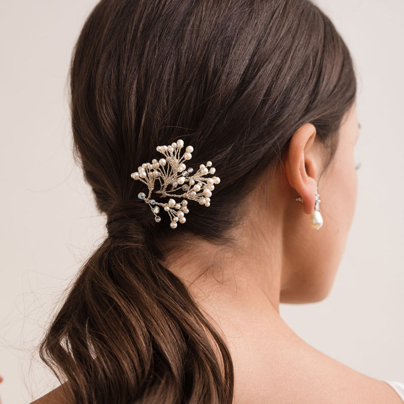 Seeds of love pearl hair pins (silver) - Liberty in Love
