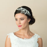 Selena leaves pearl and crystal headpiece - Liberty in Love