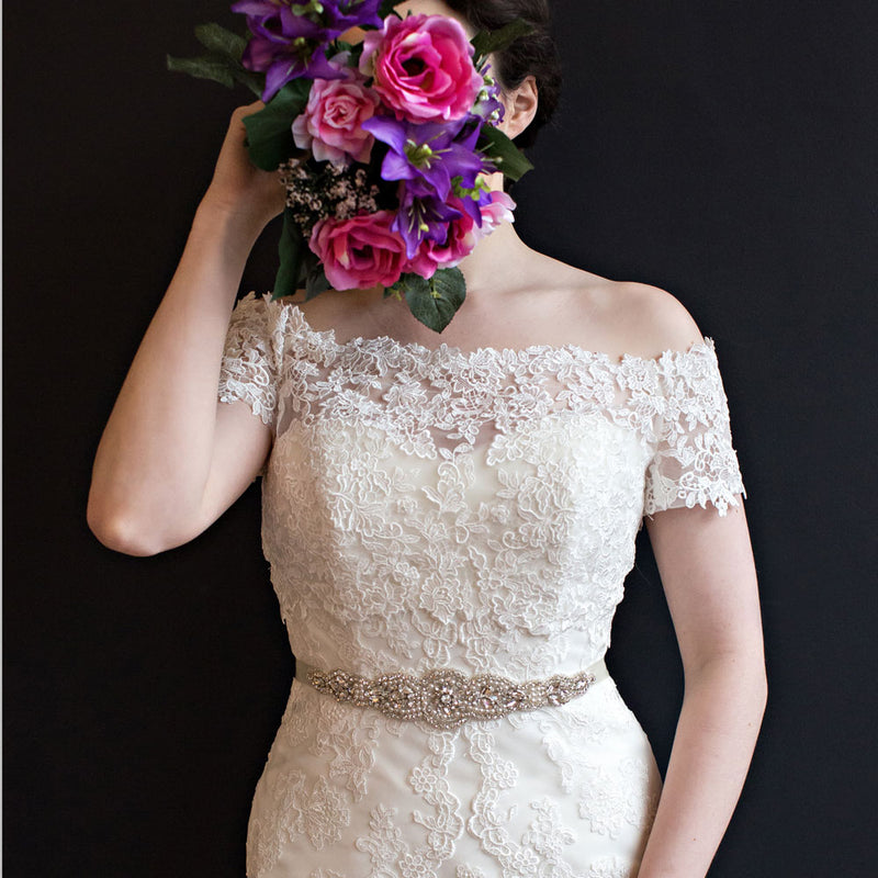 Selma crystal and pearl beaded belt - Liberty in Love