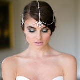 Selma mother of pearl headpiece - Liberty in Love