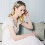 Seren crystal blossom gold vine comb - Liberty in Love