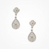 Short drop crystal earrings - Liberty in Love