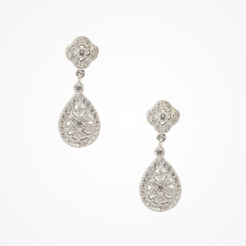 Short drop crystal earrings - Liberty in Love