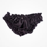 'The Mrs' bridal knickers (black silk) - Liberty in Love