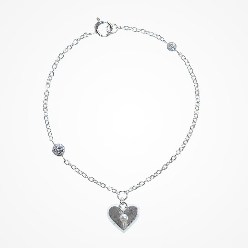 Heart charm bracelet - Liberty in Love