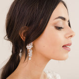 Sinclaire crystal bridal statement earrings - Liberty in Love