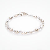 Snowdrop pearl and crystal bracelet - Liberty in Love
