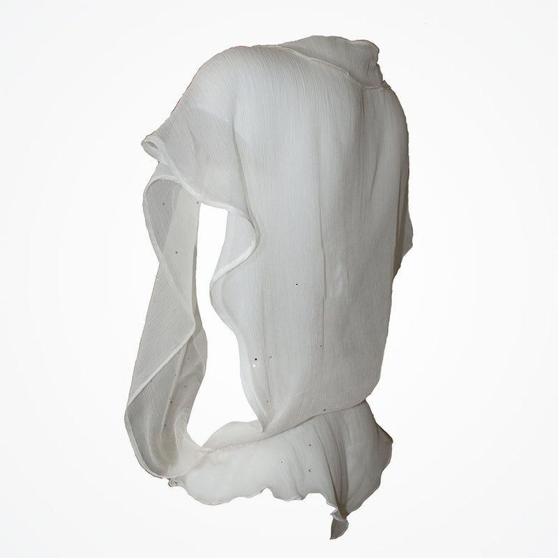 Snowflake bride ivory silk chiffon playsuit - Liberty in Love