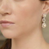 Sofia pearl and crystal earrings - Liberty in Love