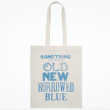 Something old-blue tote bag - Liberty in Love