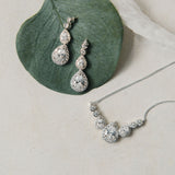 Sorbonne crystal teardrop earrings - Liberty in Love