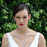 Sorbonne crystal teardrop earrings - Liberty in Love