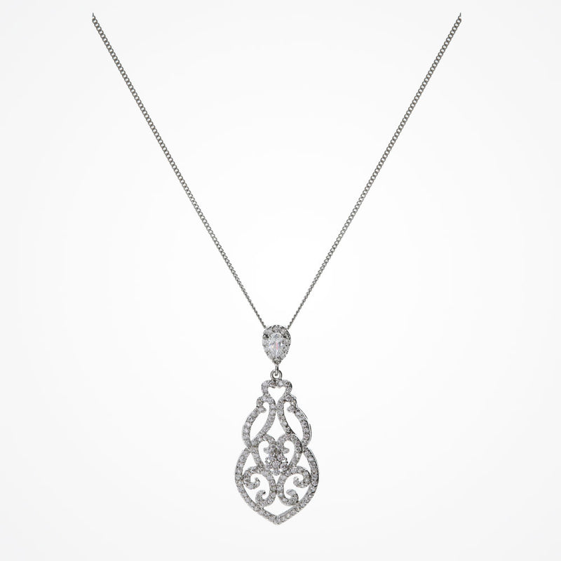 Sorrento cubic zirconia pendant necklace - Liberty in Love