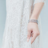 St Moritz geometric crystal embellished bracelet - Liberty in Love