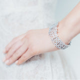 St Moritz geometric crystal embellished bracelet - Liberty in Love