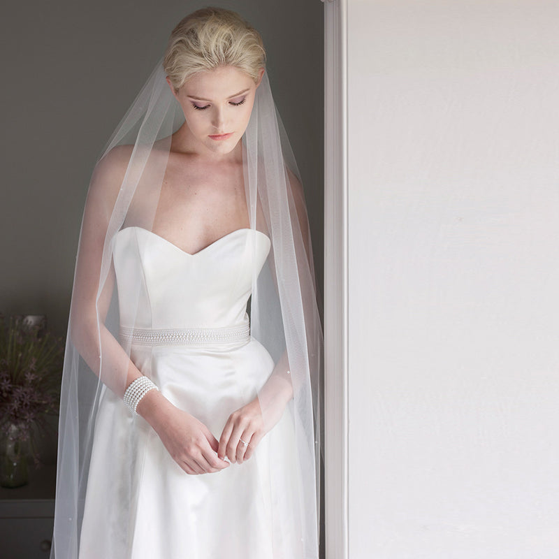 Starfire tulle veil with crystals - Liberty in Love