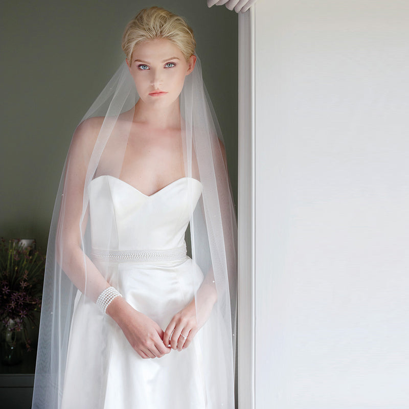 Starfire tulle veil with crystals - Liberty in Love