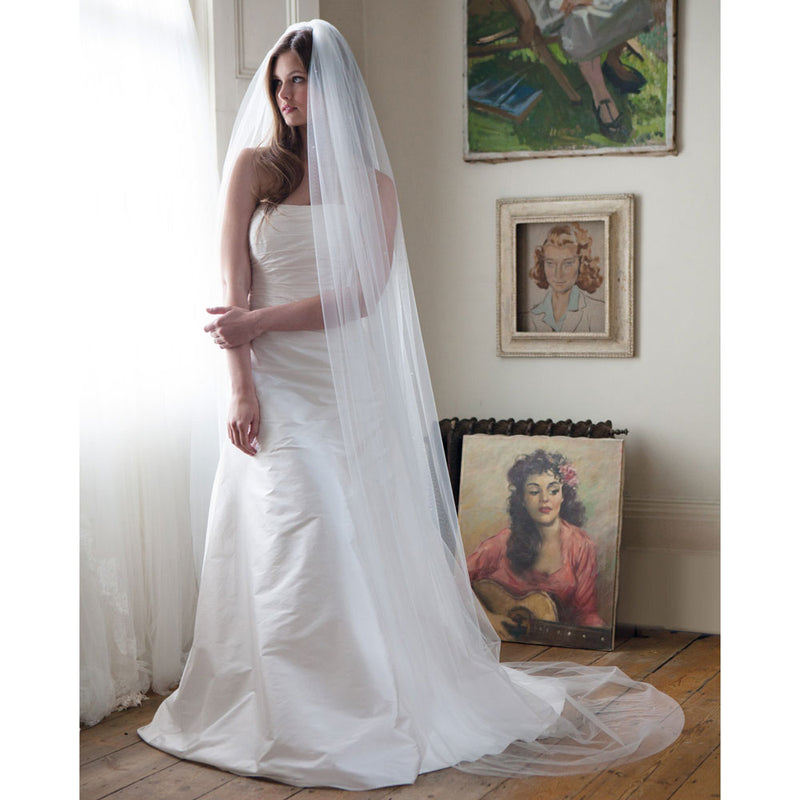 Starfire tulle veil with crystals - Liberty in Love