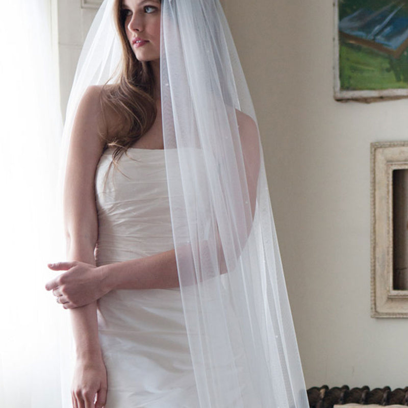 Starfire tulle veil with crystals - Liberty in Love