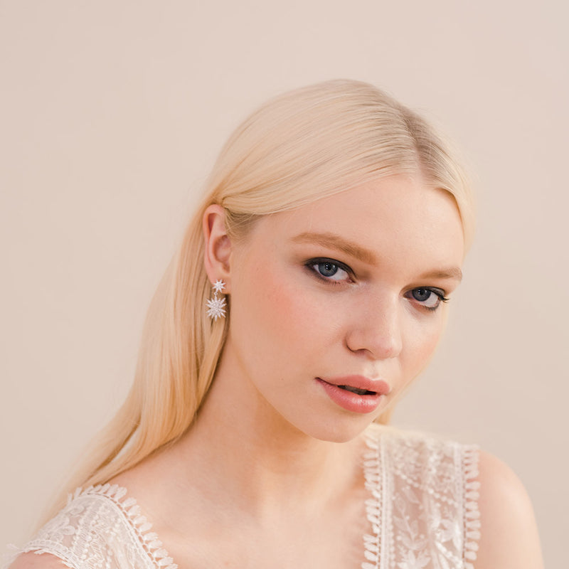 Starry starry night crystal drop earrings - Liberty in Love