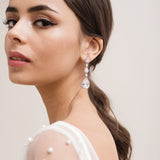 Stelmaria crystal drop earrings - Liberty in Love