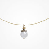 Sukie antique gold pearl pendant necklace - Liberty in Love