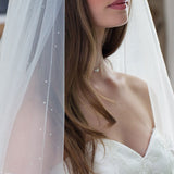 Sundial tulle veil with crystals - Liberty in Love