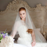 Sundial tulle veil with crystals - Liberty in Love