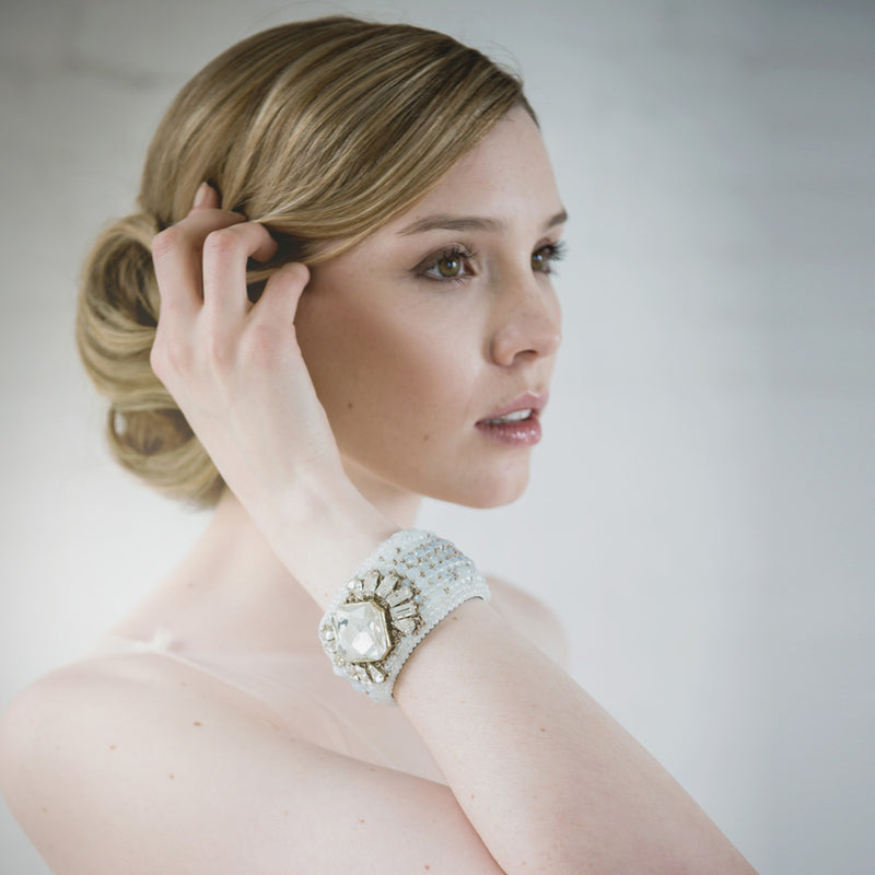 Swarovski crystal fan cuff - Liberty in Love