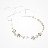 Sweetpea blossom golden vine hair wrap - Liberty in Love