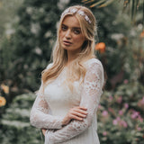 Tallulah line of pearl centred silver blossoms hair vine - Liberty in Love