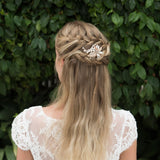 Tallulah rose gold floral hair clip - Liberty in Love