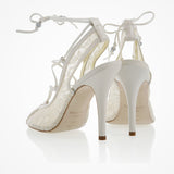 Tania vintage-inspired lace up sandals - Liberty in Love