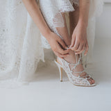 Tania vintage-inspired lace up sandals - Liberty in Love
