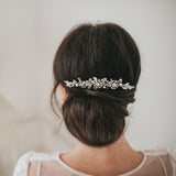 Tanya crystal and pearl embellished hair comb - Liberty in Love