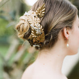 Gloria golden leaves bunwrap - Liberty in Love