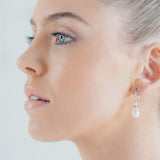 Adelaide teardrop pearl and crystal earrings - Liberty in Love