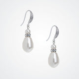 Adelaide teardrop pearl and crystal earrings - Liberty in Love