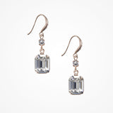 Tempest rose gold deco droplet earrings - Liberty in Love