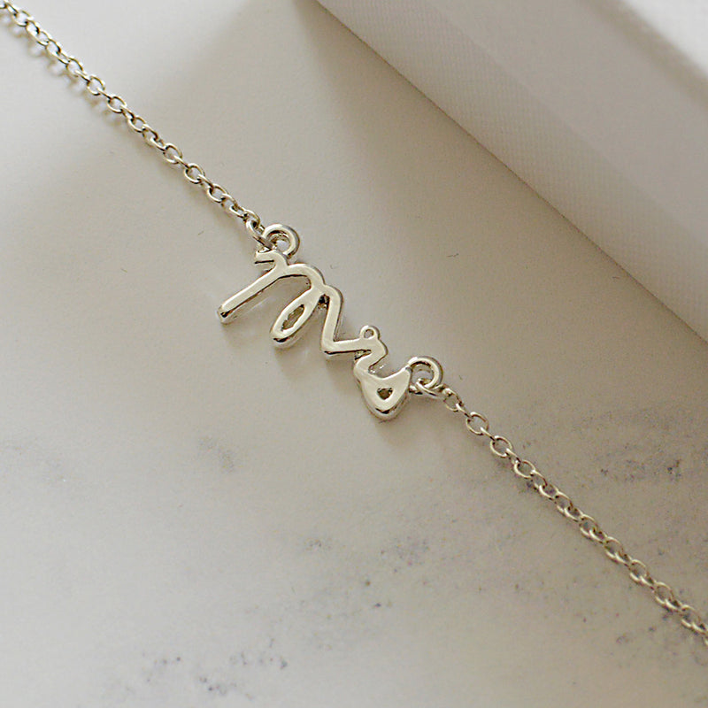 'Mrs' necklace (silver) - Liberty in Love