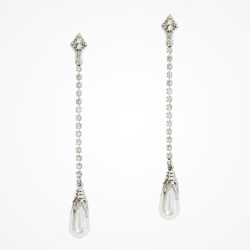 Tiffany pearl drop earrings - Liberty in Love
