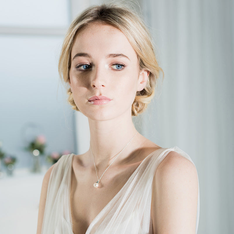 Tilda antique silver pearl pendant necklace - Liberty in Love