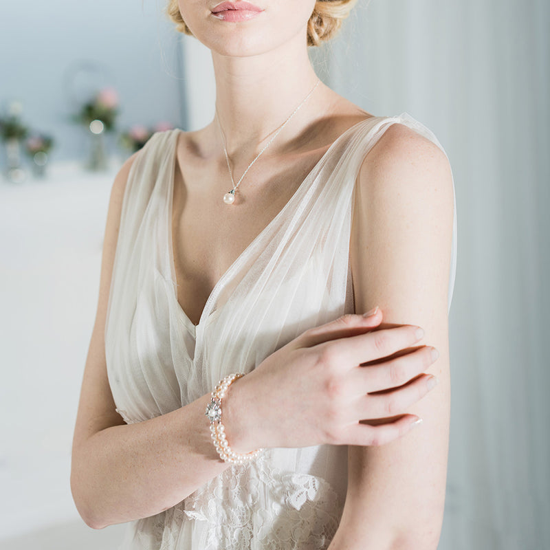 Tilda antique silver pearl pendant necklace - Liberty in Love